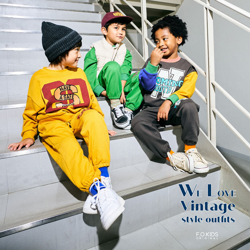 FOKIDS：古着屋で見つけたようなスウェット