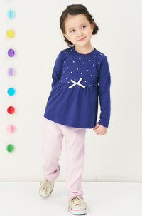 aprés les cours：ペプラム長袖Tシャツ｜7days Style FOKID