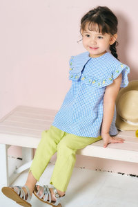 aprés les cours：レモン・イチゴ刺繍ブラウス FOKID