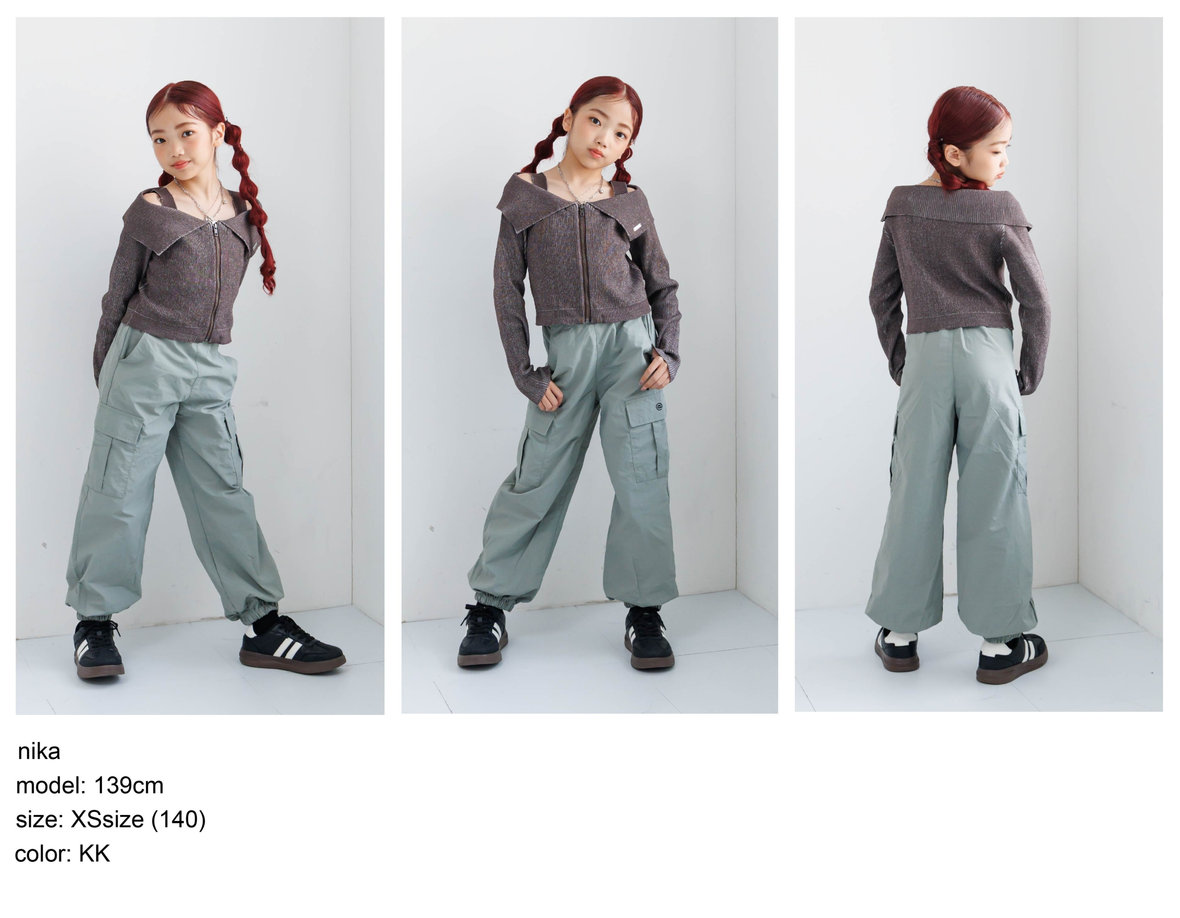 子供服　冬まとめ売り⑦ Breeze　ZIDDY ALGY algy ニット セーター ふわ軽ニットジップパーカー キッズ 子供