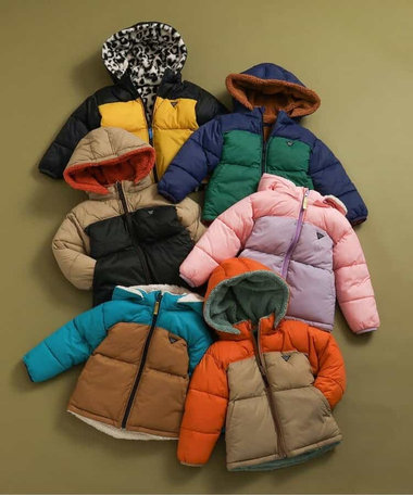 中綿ボアリバーシブルブルゾン