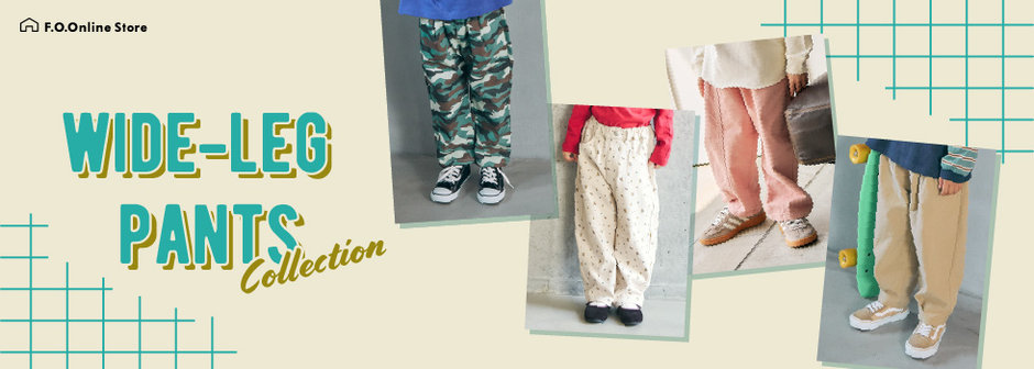 F.O.Online Store：ワイドパンツ